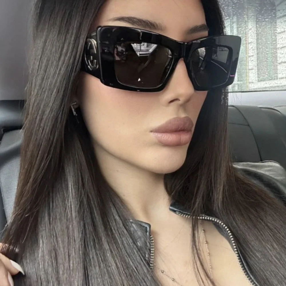 NWT Gucci GG1842S-002-53 Dark Havana 53mm Sunglasses